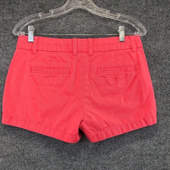 J. Crew Womens Chino Shorts Pink Size 2 Slash Pockets Cotton - Picture 3 of 11